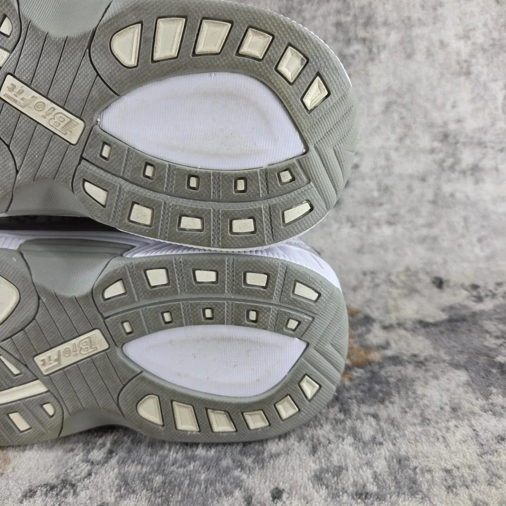 Orthofeet Coral 987 Shoes Womens 9.5 D Wide Grey Orthopedic Comfort Walking
